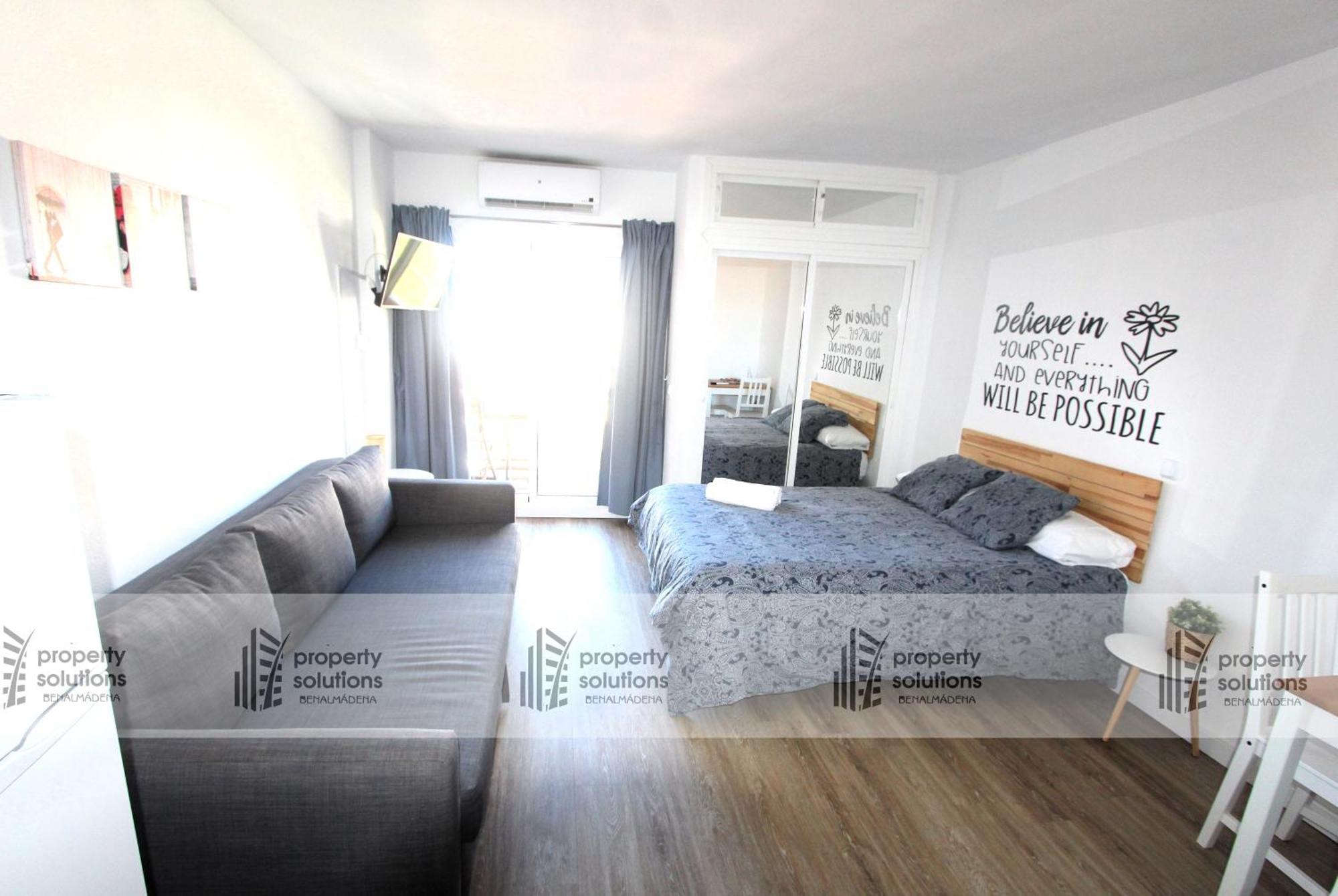 801 Estudio - Minerva Apartamentos - Vista Al Mar Y Montana - Piscina Y Playa Benalmadena Bagian luar foto
